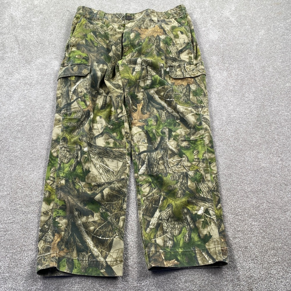 RedHead Silent-Hide Cargo Pants Mens XL/32 Green TrueTimber Camo Hunting Utility